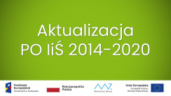 Aktualizacja PO IiŚ 2014-2020